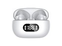 Słuchawki douszne bluetooth bezprzewodowe z etui ładującym led i mikrofonem