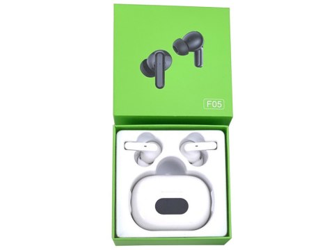 Słuchawki douszne bluetooth bezprzewodowe z etui ładującym led i mikrofonem Słuchawki douszne bluetooth bezprzewodowe z etui ładującym led i mikrofonem