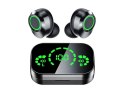 Słuchawki douszne bluetooth bezprzewodowe z etui ładującym led i mikrofonem
