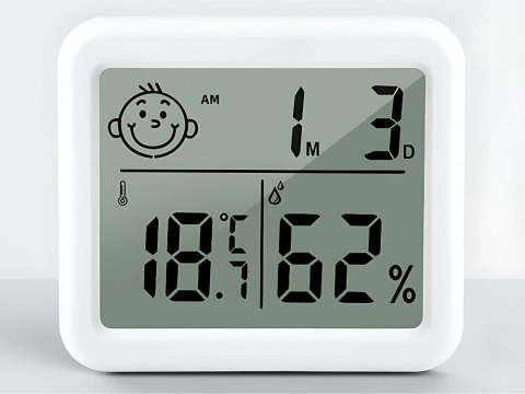 Termometr higrometr zegar kalendarz elektroniczny wewnętrzny bezprzewodowy Termometr higrometr zegar kalendarz elektroniczny wewnętrzny bezprzewodowy
