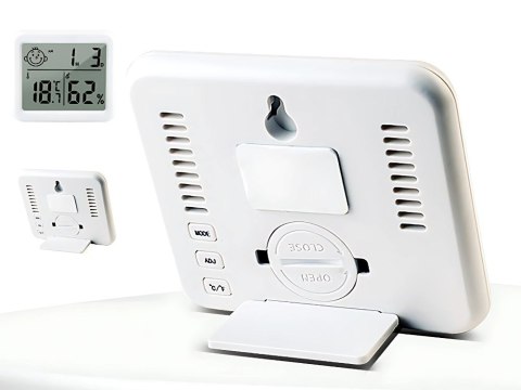 Termometr higrometr zegar kalendarz elektroniczny wewnętrzny bezprzewodowy Termometr higrometr zegar kalendarz elektroniczny wewnętrzny bezprzewodowy