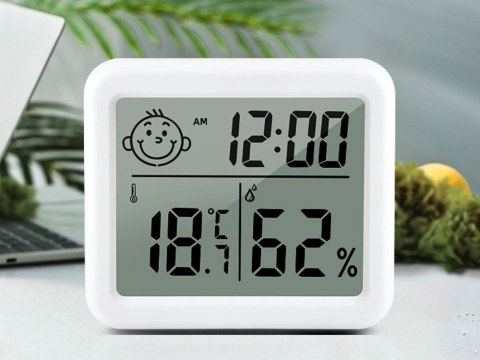 Termometr higrometr zegar kalendarz elektroniczny wewnętrzny bezprzewodowy Termometr higrometr zegar kalendarz elektroniczny wewnętrzny bezprzewodowy