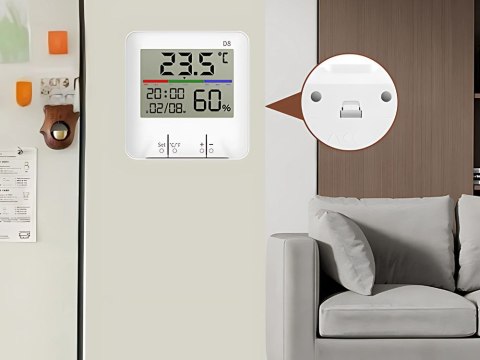 Termometr stacja pogody pogodowa wewnętrzny higrometr zegar bateria lcd Termometr stacja pogody pogodowa wewnętrzny higrometr zegar bateria lcd