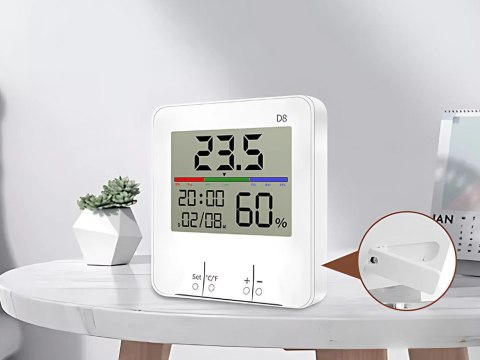 Termometr stacja pogody pogodowa wewnętrzny higrometr zegar bateria lcd Termometr stacja pogody pogodowa wewnętrzny higrometr zegar bateria lcd
