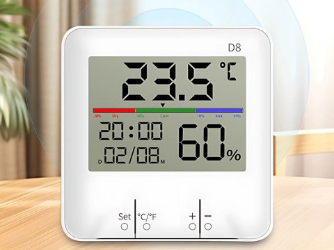 Termometr stacja pogody pogodowa wewnętrzny higrometr zegar bateria lcd Termometr stacja pogody pogodowa wewnętrzny higrometr zegar bateria lcd