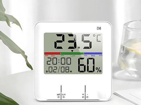 Termometr stacja pogody pogodowa wewnętrzny higrometr zegar bateria lcd Termometr stacja pogody pogodowa wewnętrzny higrometr zegar bateria lcd