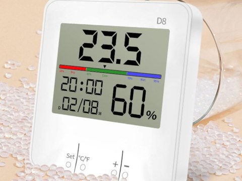 Termometr stacja pogody pogodowa wewnętrzny higrometr zegar bateria lcd Termometr stacja pogody pogodowa wewnętrzny higrometr zegar bateria lcd