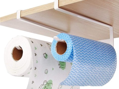 Uchwyt wieszak na ręcznik papierowy kuchenny wsuwany metalowy mat loft Uchwyt wieszak na ręcznik papierowy kuchenny wsuwany metalowy mat loft