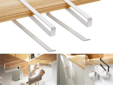 Uchwyt wieszak na ręcznik papierowy kuchenny wsuwany metalowy mat loft Uchwyt wieszak na ręcznik papierowy kuchenny wsuwany metalowy mat loft
