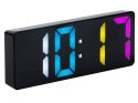 ZEGAR BUDZIK CYFROWY ELEKTRONICZNY TERMOMETR KOLOROWY ALARM DATA DRZEMKA