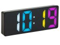 ZEGAR BUDZIK CYFROWY ELEKTRONICZNY TERMOMETR KOLOROWY ALARM DATA DRZEMKA