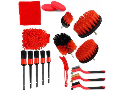 ZESTAW DETAILINGOWY DO CZYSZCZENIA SAMOCHODU SZCZOTKI PADY ORGANIZER TORBA ZESTAW DETAILINGOWY DO CZYSZCZENIA SAMOCHODU SZCZOTKI PADY ORGANIZER TORBA