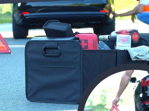 Duży organizer do bagażnika samochodu auta kufer skrzynka usztywniony box Duży organizer do bagażnika samochodu auta kufer skrzynka usztywniony box