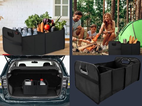 Duży organizer do bagażnika samochodu auta kufer skrzynka usztywniony box Duży organizer do bagażnika samochodu auta kufer skrzynka usztywniony box