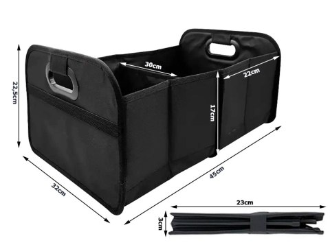 Duży organizer do bagażnika samochodu auta kufer skrzynka usztywniony box Duży organizer do bagażnika samochodu auta kufer skrzynka usztywniony box