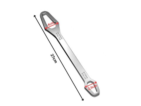 Klucz płaski uniwersalny dwustronny 8-13mm 14-22mm do śrub nakrętek Klucz płaski uniwersalny dwustronny 8-13mm 14-22mm do śrub nakrętek