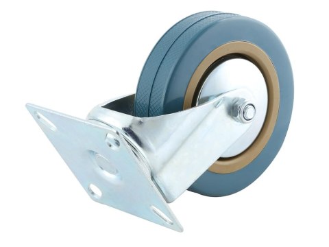 Kółko meblowe obrotowe 3 cale gumowe metalowe do wózka mebli ciche 75mm Kółko meblowe obrotowe 3 cale gumowe metalowe do wózka mebli ciche 75mm