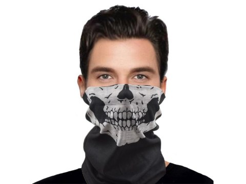 Komin kominiarka chusta na twarz bandama czaszka wielofunkcyjna tunel skull Komin kominiarka chusta na twarz bandama czaszka wielofunkcyjna tunel skull