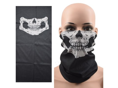 Komin kominiarka chusta na twarz bandama czaszka wielofunkcyjna tunel skull Komin kominiarka chusta na twarz bandama czaszka wielofunkcyjna tunel skull
