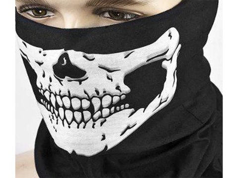 Komin kominiarka chusta na twarz bandama czaszka wielofunkcyjna tunel skull Komin kominiarka chusta na twarz bandama czaszka wielofunkcyjna tunel skull