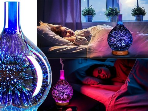 Nawilżacz powietrza aromaterapia dyfuzor zapachowy lampka nocna rgb 3d Nawilżacz powietrza aromaterapia dyfuzor zapachowy lampka nocna rgb 3d