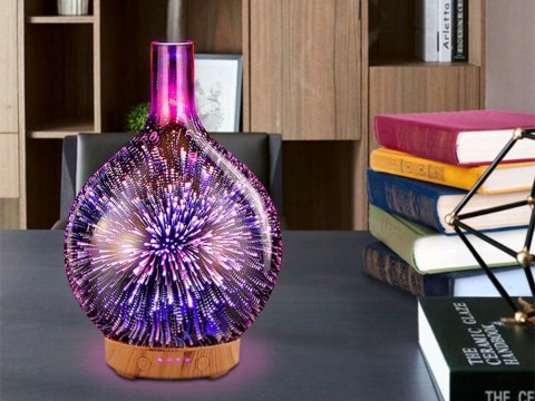 Nawilżacz powietrza aromaterapia dyfuzor zapachowy lampka nocna rgb 3d Nawilżacz powietrza aromaterapia dyfuzor zapachowy lampka nocna rgb 3d