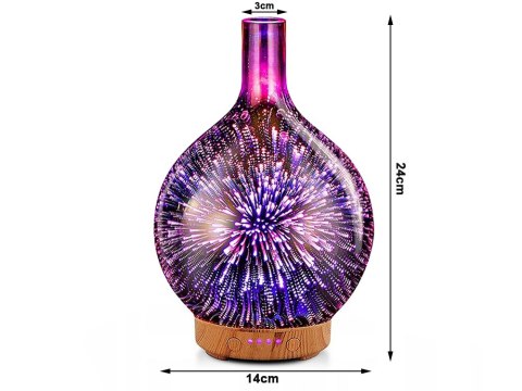 Nawilżacz powietrza aromaterapia dyfuzor zapachowy lampka nocna rgb 3d Nawilżacz powietrza aromaterapia dyfuzor zapachowy lampka nocna rgb 3d