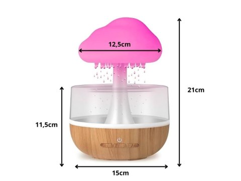 Nawilżacz powietrza dyfuzor lampka led aromaterapia chmurka bezprzewodowy Nawilżacz powietrza dyfuzor lampka led aromaterapia chmurka bezprzewodowy