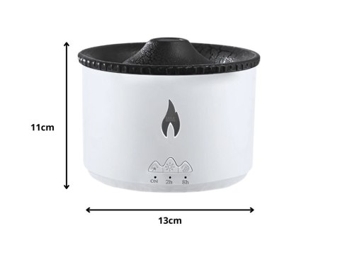 Nawilżacz powietrza dyfuzor z led rgb wulkan mgiełka zapachowa ogień wybuch Nawilżacz powietrza dyfuzor z led rgb wulkan mgiełka zapachowa ogień wybuch