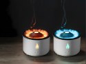 Nawilżacz powietrza dyfuzor z led rgb wulkan mgiełka zapachowa ogień wybuch