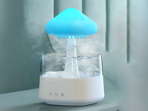 Nawilżacz powietrza dyfuzor zapachowy aromaterapia lampka led rgb pilot usb Nawilżacz powietrza dyfuzor zapachowy aromaterapia lampka led rgb pilot usb