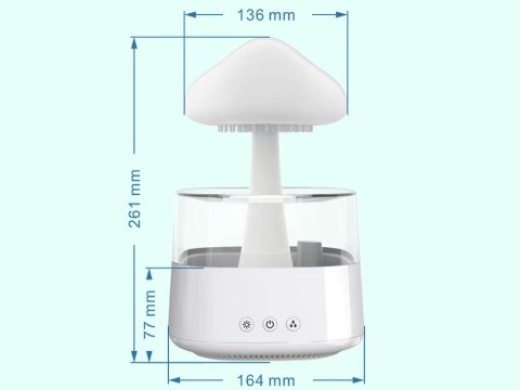Nawilżacz powietrza dyfuzor zapachowy aromaterapia lampka led rgb pilot usb Nawilżacz powietrza dyfuzor zapachowy aromaterapia lampka led rgb pilot usb