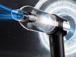 Odkurzacz ręczny bezprzewodowy 120w turbo do auta zestaw końcówek dmuchawa
