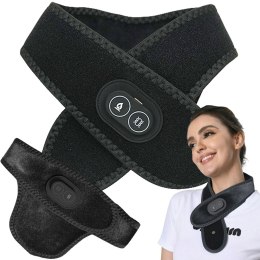 Opaska masażer na ból karku szyji rozgrzewająca masująca na usb lekka
