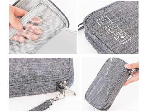 Organizer podróżny do walizki torby saszetka pokrowiec torba etui na kable Organizer podróżny do walizki torby saszetka pokrowiec torba etui na kable