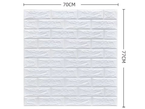 Panele ścienne 3d cegła biała tapeta samoprzylepne dekoracyjna piankowa Panele ścienne 3d cegła biała tapeta samoprzylepne dekoracyjna piankowa