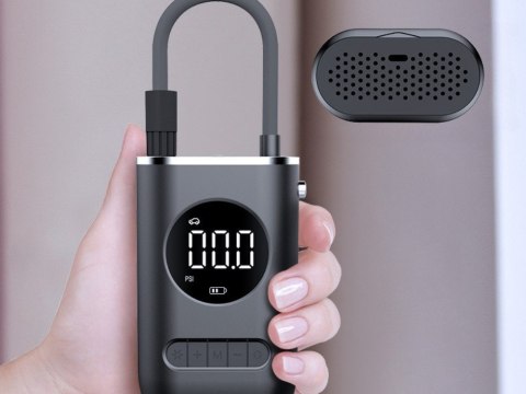 Pompka akumulatorowa do roweru samochodu kompresor elektryczny 10 bar lcd Pompka akumulatorowa do roweru samochodu kompresor elektryczny 10 bar lcd