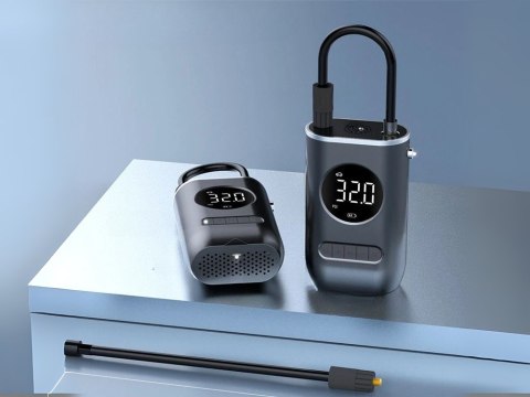 Pompka akumulatorowa do roweru samochodu kompresor elektryczny 10 bar lcd Pompka akumulatorowa do roweru samochodu kompresor elektryczny 10 bar lcd