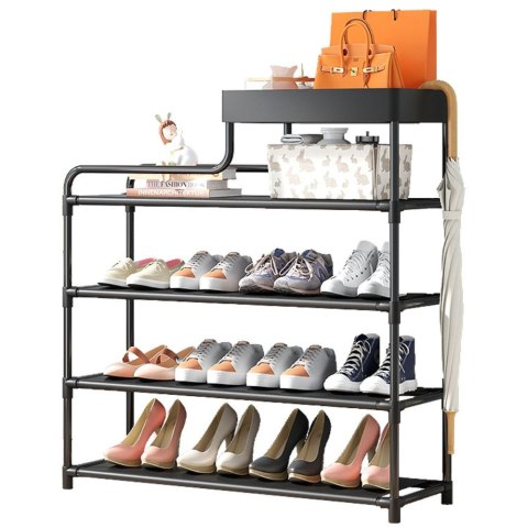 Regał na buty 5 poziomów stojak na buty szafka metalowa organizer z półką Regał na buty 5 poziomów stojak na buty szafka metalowa organizer z półką