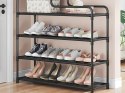 Regał na buty 5 poziomów stojak na buty szafka metalowa organizer z półką