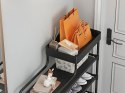 Regał na buty 5 poziomów stojak na buty szafka metalowa organizer z półką