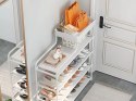 Regał na buty 5 poziomów stojak na buty szafka metalowa organizer z półką