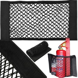 Siatka do bagaznika auta mocna na rzep do samochodu mocna kieszeń 50x25cm
