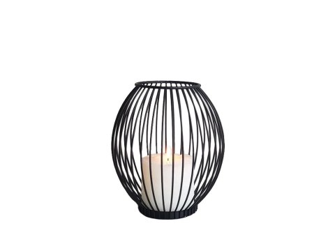 Świecznik metalowy dekoracyjny na świece 1 szt stojak lampion do domu taras Świecznik metalowy dekoracyjny na świece 1 szt stojak lampion do domu taras