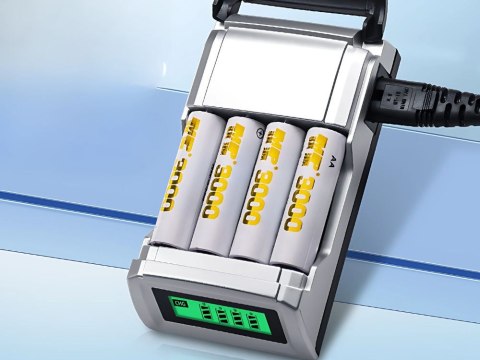 Szybka ładowarka do akumulatorków baterii paluszków aa i aaa automatyczna Szybka ładowarka do akumulatorków baterii paluszków aa i aaa automatyczna