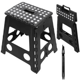 Taboret składany duży stołek krzesło składane wytrzymałe rozkładany 39cm