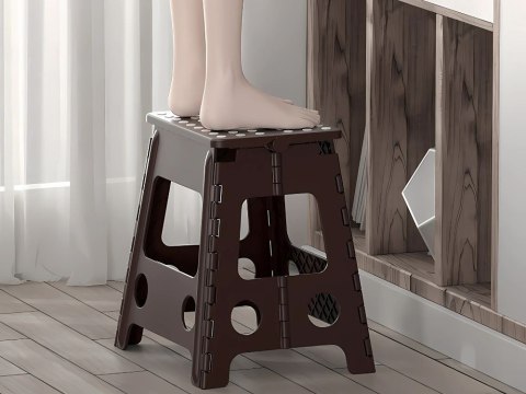 Taboret składany duży stołek krzesło składane wytrzymałe rozkładany 39cm Taboret składany duży stołek krzesło składane wytrzymałe rozkładany 39cm