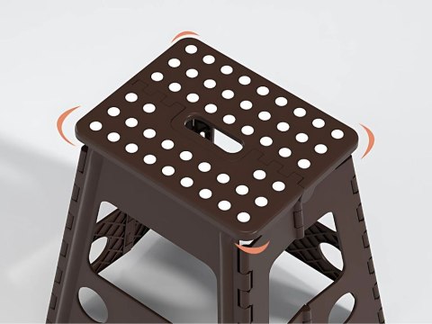 Taboret składany duży stołek krzesło składane wytrzymałe rozkładany 39cm Taboret składany duży stołek krzesło składane wytrzymałe rozkładany 39cm