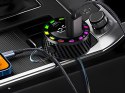Ładowarka samochodowa usb-c 14w i usb-a 15w do gniazda zapalniczki szybka