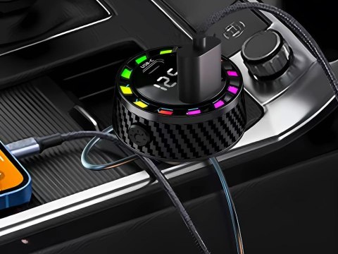 Ładowarka samochodowa usb-c 14w i usb-a 15w do gniazda zapalniczki szybka Ładowarka samochodowa usb-c 14w i usb-a 15w do gniazda zapalniczki szybka